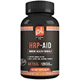 Premium Herpes Supplement - HRP-Aid - Antiviral Aid for Herpes, Cold Sores and Shingles - with L-Lysine - Immune Support Medicine Supplement for Adults (120 ct)