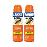TERRO T401SR Indoor and Outdoor Ant Killer Aerosol Spray - Kills Ants, Cockroaches, Crickets, Scorpions, Spiders, and Other Insects - 2 Pack 32 Total Ounces