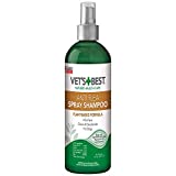Vet's Best Anti-Flea Spray Shampoo | Flea Treatment for Dogs | Plant-Based Formula | 16 oz Ounces