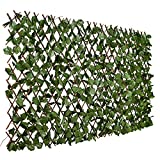 DearHouse Fence Privacy Screen for Balcony Patio Outdoor,Decorative Faux Ivy Fencing Panel,Artificial Hedges (Single Sided Leaves)