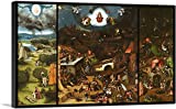 ARTCANVAS The Last Judgement 1482 Canvas Art Print by Hieronymus Bosch - 40" x 26" (0.75" Deep)