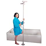 Able Life Universal Floor to Ceiling Grab Bar, Elderly Tension Mounted Floor to Ceiling Transfer Pole, Bathroom Safety Assist Grab Bar and Stability Rail with Support Handle