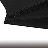 (10 Pack) Black 4mm Corrugated Plastic Board 48" x 96"