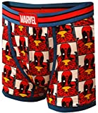 Marvel Comics Deadpool Boxer Briefs for Men (Small) Red/Royal