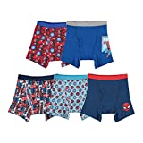 Marvel Little Boys' Spiderman 5 Pack Boxer Brief, Assorted, 6
