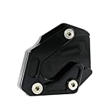 Xitomer Motorcycle Kickstand Shoes, Fit for 2015 2016 2017 2018 2019 FJ09 TRACER900 / MT09 FZ-09 2014-2020 / XSR900 2016-2020, Side Stand Enlarger, Extension Enlarger plate (Black)