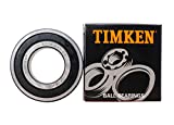 2PACK TIMKEN 6206-2RSC3 Double Rubber Seal Bearings 30x62x16mm C3 Clearance Pre-Lubricated and Stable Performance and Cost Effective Bearings