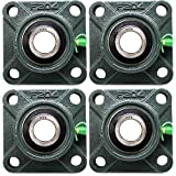 PGN - UCF204-12 Pillow Block Square Flange Mounted Bearing 3/4" Bore (4 PCS)