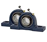 Jeremywell 2 Pieces- UCP204-12, 3/4 inch Pillow Block Bearing Solid Base,Self-Alignment