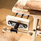 Rockler Quick Release Front Vise  9 Woodworking Vise Dual Guide Rods Eliminate Racking  Easy to Operate Wood Vise for Home, Studios, Teaching Equipment - Bench Vise Woodworking