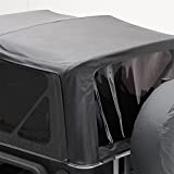 Smittybilt 9070235 Black Diamond Replacement Top with Tinted Side Windows for Jeep JK 2-Door