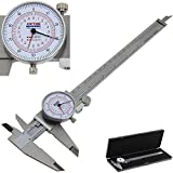 Anytime Tools Dial Caliper 8" / 200mm DUAL Reading Scale METRIC SAE Standard INCH MM
