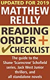 Matthew Reilly Reading Order and Checklist: The guide to the Shane 'Scarecrow' Schofield series, Jack West Junior thrillers, and all standalone novels