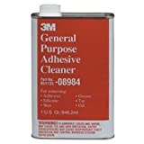 3M 08984 General Purpose Adhesive Remover & Cleaner, Quart, 6-Pack