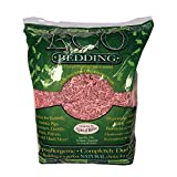 ECO BEDDING FiberCore Eco Colors, Dust Free Paper Bedding for Small Pets and Birds, Made in The USA, 3lb/20L Expands to 60L, Pink