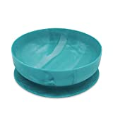 ChooMee Baby Suction Bowl | Strong Suction Grip with Firm Bowl | 100% Silicone, BPA Free | Large, 1 CT, Aqua