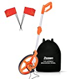 Zozen Measuring Wheel with Marking Flags, Collapsible Measure Wheel Industrial Measuring Wheel in Feet and Inches