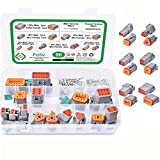Electrical Wire Connector Plug - FOLIV 96pcs 8 Sets 2 3 4 6 8 12 Pin 22-16AWG Waterproof Sealed Auto Gray Male and Female Terminal Connectors for Motorcycle,Truck, Car, Boats,Scooter