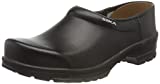 SIKA 125 Comfort Robust Clog - Wide fit and Wooden Footbed - Particularly Good Durability - Black - Men 10 / Women 11.5