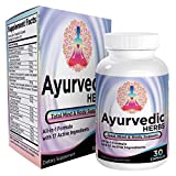 Ayurvedic Herbs (All-in-1) Supplement Formula Pills - Ayurveda Mind, Body, Spirit Supplements - Herbal Blend/Complex - Easy to Swallow 30 Capsules