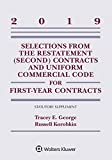 Selections from the Restatement (Second) Contracts and Uniform Commercial Code for First-Year Contracts: 2019 Statutory Supplement (Supplements)