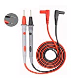 Multimeter Test Leads Banana Plug,1000V 20A Digital Multi Meter Clamp Tester Probe Test Probes Leads for Multimeter Electronic Test Leads Multimeter Accessories (2 pcs)