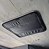 VanEssential Magnetic Insulated Roof Vent Sun Cover for MaxxAir Fan, Fantastic Fan - Olive Gray