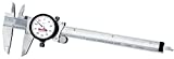 Starrett Dial Caliper Measuring Tool 120A-6, Stainless Steel Metal, 6 Inch Range, +/- 0.001" Accuracy, 0.100" Resolution, Measure Inside and Outside Dimensions and Depth