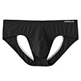 ZONBAILON Mens Breathable Underwear Jockstrap Athletic Supporter Soft Ice Silk