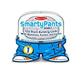 Melissa & Doug Smarty Pants 1st Grade Card Set - 120 Educational, Brain-Building Questions, Puzzles, and Games