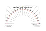 Baseline - fab-12-1076 Large Joint Arthrodial Protractor Goniometer to Measure Joint Limits, Range Of Motion, Cervical Rotation, Lateral Flexion and Anterior-Posterior Cervical Flexion in Active / Passive Movement