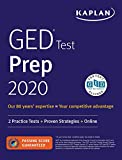 GED Test Prep 2020: 2 Practice Tests + Proven Strategies + Online (Kaplan Test Prep)