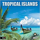 RED EMBER Tropical Islands 2022 Hangable Wall Calendar - 12" x 24" Opened - Thick & Sturdy Paper - Giftable - Escape to Paradise