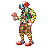 Beistle Jointed Zombie Clown, 5-Feet 6-Inch