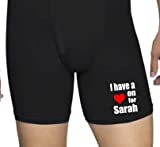 Valentines Day gift for him, Personalized mens boxer briefs, anniversary, birthday