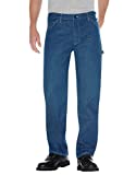 Dickies Men's Relaxed Fit Carpenter Jean, Stone Washed, 34x32