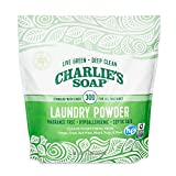 Charlie’s Soap Laundry Powder (300 Loads, 1 Pack) Fragrance Free Hypoallergenic Deep Cleaning Washing Powder Detergent – Biodegradable Laundry Detergent That Is Eco-Friendly, Safe, and Effective
