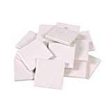 hand2mind White Streak Plates, Geology Tools, Streak Plates for Minerals, Mineral Test Kit for Geology, Lab Equipment, Science Supplies, School Lab Supplies, Teacher Supplies (Pack of 10)