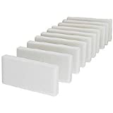 White Streak Plates - set of 10