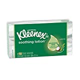 Kleenex Soothing Lotion Facial Tissues with Coconut Oil, Aloe & Vitamin E, 1 Flat Box, 60 Tissues