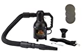 Metro Vac Blaster Sidekick Professional Motorcycle Dryer In Black Matte Finish | Includes 3 Extra Filters - 3' to 6' Stretch Hose - Rubber Nozzle - Shoulder Strap - Wall Mount Hook | Model SK1-CD