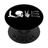Love X-Ray Tech Life, Fun Radiology Technologist Gift PopSockets PopGrip: Swappable Grip for Phones & Tablets