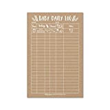 Newborn Baby Log Tracker Journal Book, Infant Daily Schedule, Feeding Food Sleep Naps Activity Diaper Change Monitor Notes For Babies, Mommy Nursing or Breastfeeding Record Tracking Chart 50 Sheet Pad