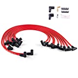 MAS 8.5MM High Performance Spark Plug Wire Set Compatible with Chevrolet Chevy GM Small Block 283 305 307 327 350 400