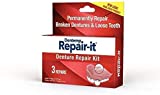 Dentemp Repair Kit - Repair-It Advanced Formula Denture Repair Kit (Pack of 2) - Denture Repair Kit Repairs Broken Dentures - Denture Repair to Mend Cracks & Replace Loose Teeth