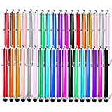 Briout Stylus Pens for Touch Screens, 36 Pack Capacitive Touch Screen Stylus for iPad, iPhone, Tablets, Samsung, Kindle Touch All Universal Touch Screen Devices (12 Multicolor)