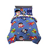 Franco Kids Bedding Soft Comforter and Sheet Set with Sham, 5 Piece Twin Size, Ryan's World