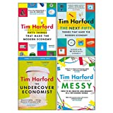Tim Harford 4 Books Collection Set (Fifty Things that Made the Modern Economy, The Next Fifty Things that Made the Modern Economy, The Undercover Economist, Messy)