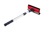 DSV Standard Professional Window Squeegee | 2-in-1 Window Cleaner Sponge and Soft Rubber Strip With Telescopic Extension Pole 20" - 30"(50cm-76cm) | Adjustable To Clean From Multiple Angles