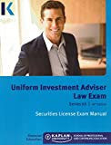Kaplan Series 65 Uniform Investment Adviser Law Exam Securities License Exam Manual 2016 10th Edition